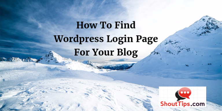 How To Find WordPress Login Page For Your Blog
