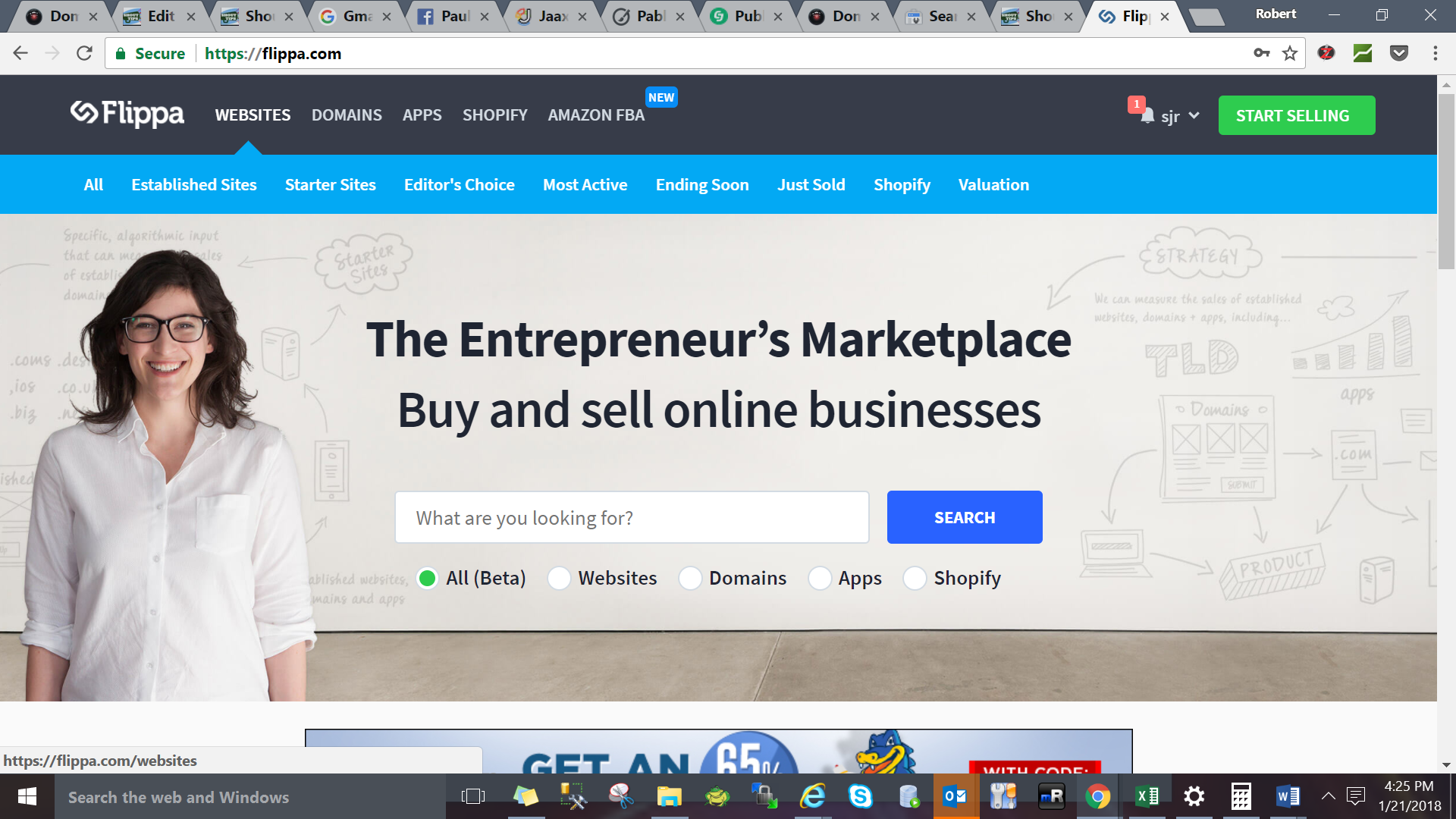 buy sell websites online
